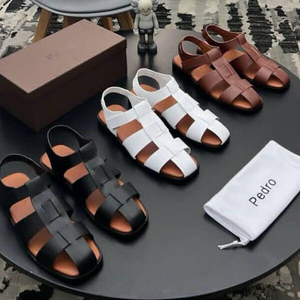 Pedro Woven Leather Sandals
