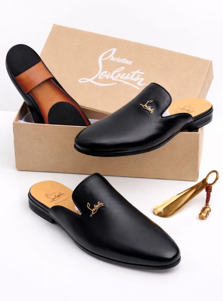 Men’s Luxury Leather Mules