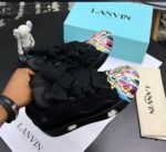 LANCIN PARIS - Stylish Sneakers with Colorful Paint and Unique Lace Design
