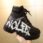 Sneakers, loafers, and high-top sneakers in black. Best online store for clothes and shoes in Ghana.