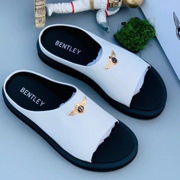 Luxury Bentley Slides(White)