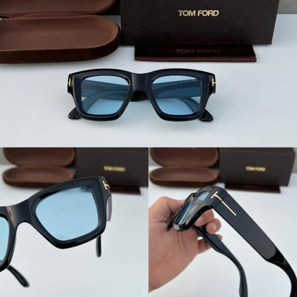 Tom Ford blue‑lens sunglasses