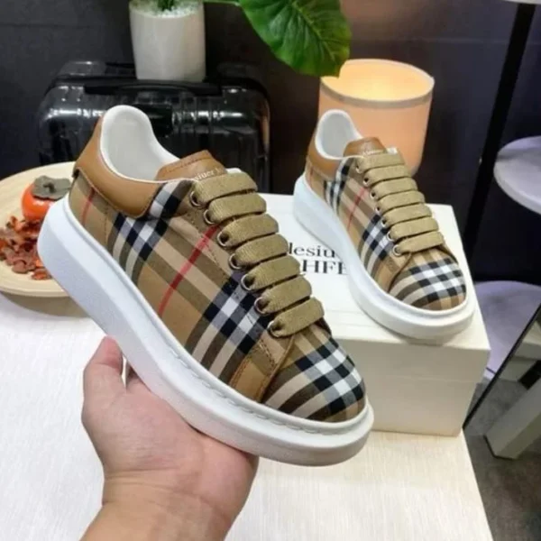 Luxury Burberry check style-Beige/Tan
