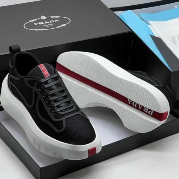 Prada Cloud Platform Sneakers - Black